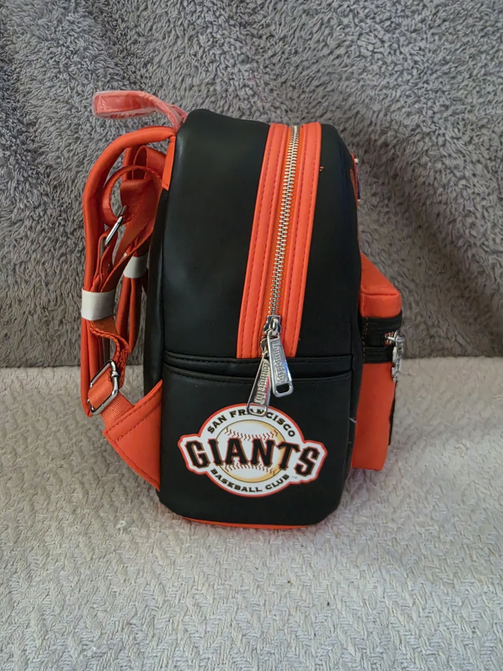 Loungefly San Francisco Giants Orange & Black Mini Backpack